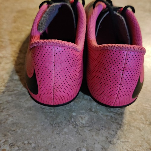 Nike Jr Bravata II FG Soccer Cleats Girls Size 1Y Hot Pink / Black ( Clean ) - Picture 5 of 6