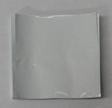 White Candy Foil Wrappers Confectionery Foil 125 count