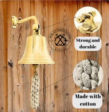 Handmade 4" Bell Personalized Text Gift Front Door Ships Bell PR Bell decor