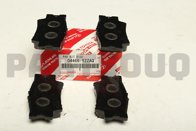 04466YZZAQ Genuine Toyota PAD KIT DISC BRAKE 04466-YZZAQ | eBay