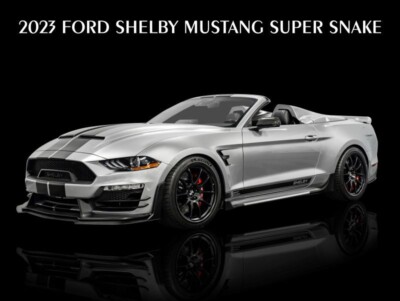 2023 Ford Shelby Mustang Super Snake NEW METAL SIGN: 12x16'' Free Shipping