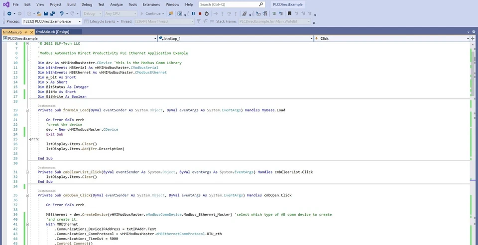 Automation Direct Productivity Series PLC Modbus HMI Ethernet DLL Driver - Image 3 of 3