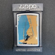 Ancien Briquet Essence ZIPPO Planche À Voile