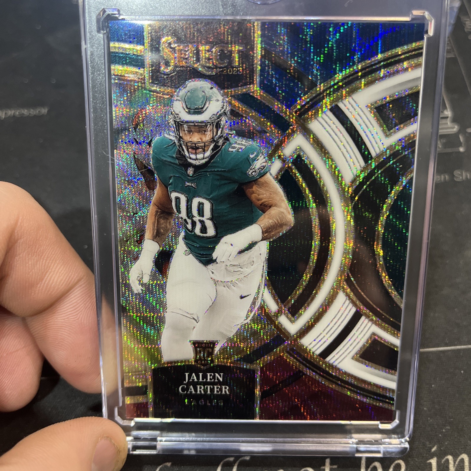 2023 Panini Select - Premier Level Jalen Carter #171 Tri-Color Prizm /225 (RC)