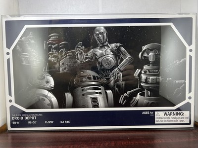 NEW DISNEY PARKS STAR WARS THE BLACK SERIES DROID DEPOT W/ PROTECTOR #ML