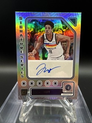 2023-24 Panini Donruss SIGNATURE SERIES #SS-MIN Josh Minott SILVER AUTO