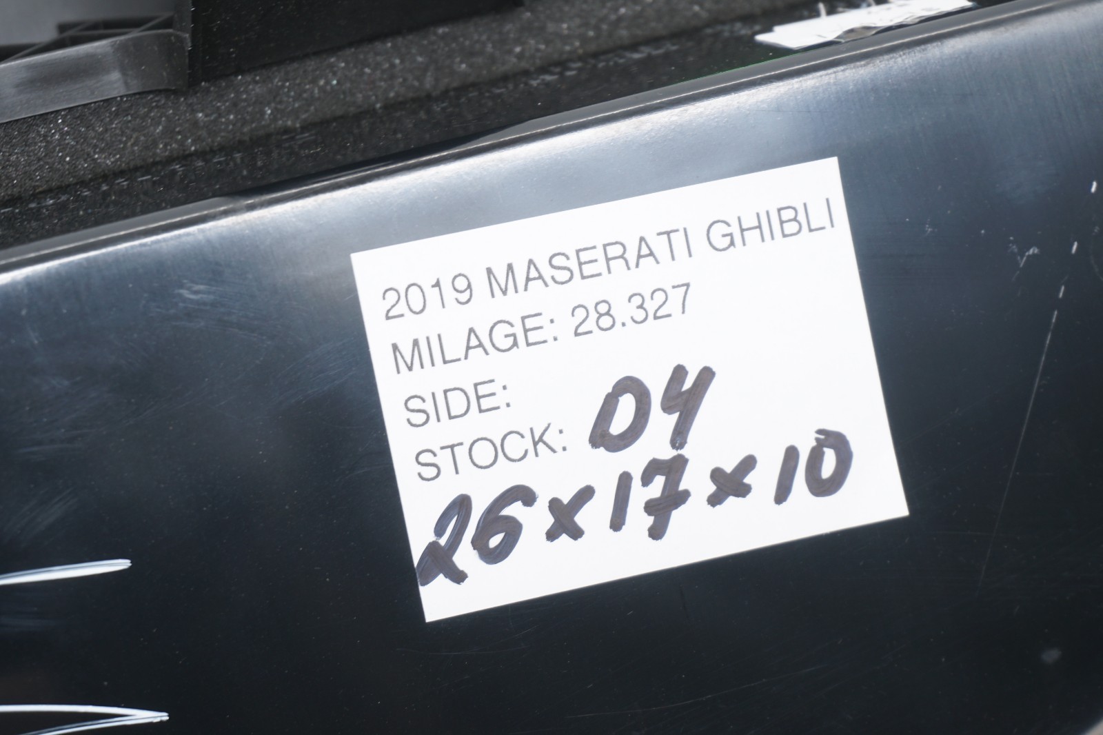 Maserati Ghibli 2014-2020 Right Glove box