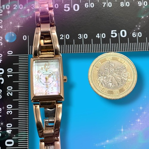 Citizen Wicca Quartz Dress Watch Womens 17mm Shell Dial 15cm - Picture 6 of 7