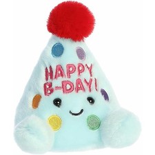Aurora World Plush - Palm Pals - VIVA PARTY HAT 5 inch -New Stuffed Animal Toy