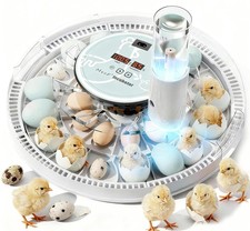 MeeF incubators for Hatching 28 Eggs,Independent atomizing humidifier, Auto F...