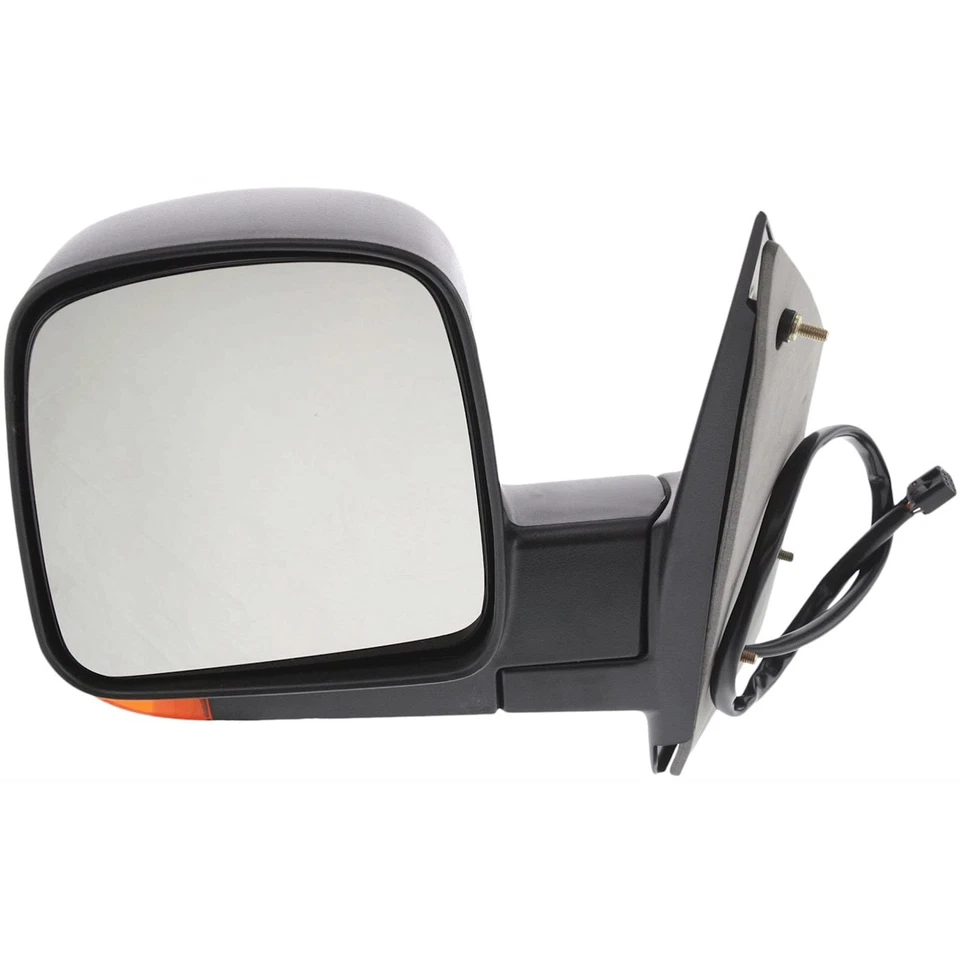 Pair Set of 2 Mirrors  Driver & Passenger Side Heated for Chevy SaVana GMC 2500 - Image 4 of 4