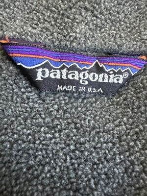 Patagonia Shelled Synchilla Bomber Jacket Vintage 90s, Size L Made
