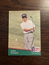 JOHN WILSON Vintage 1991 PRO SET PGA Tour Rookie Trading Card RC golf #66