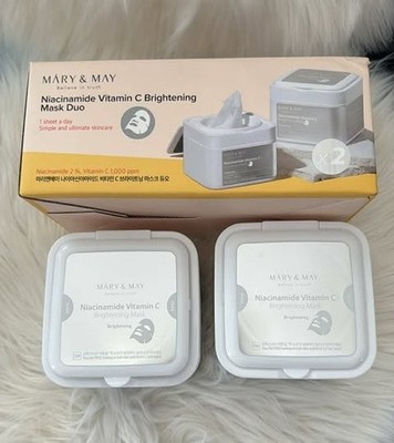 Mary & May Niacinamide Vitamin C Brightening Mask 2 Pack - 60 Sheet Total