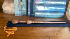 WOODEN WAND Harry Potter Cosplay Carved Real ...