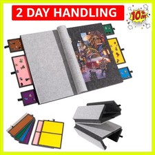 Foldable Puzzle Board with 6 Colored Drawers, Portable Jigsaw Puzzle Table fo...