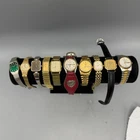 Seiko Watch Lot Women 10 Gold Silver Green Quartz Mechanical Tank PARTS WL12