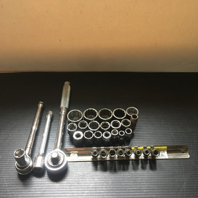 #ad Craftsman and Husky 22201 Mixed Drive Socket Set Ratchets amp; Extensions 30PCS $46.99