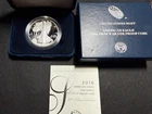 2016 American Silver Eagle Proof 1 oz .999 Silver 30th Anniv Box COA