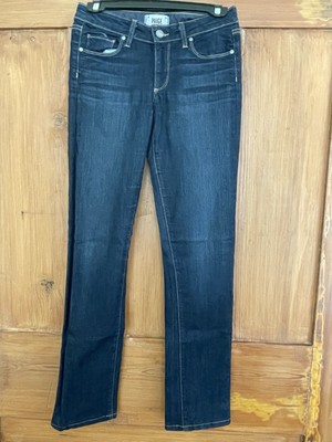 PAIGE DENIM Dark Wash SKYLINE SKINNY Jeans Size 27 Women Pockets