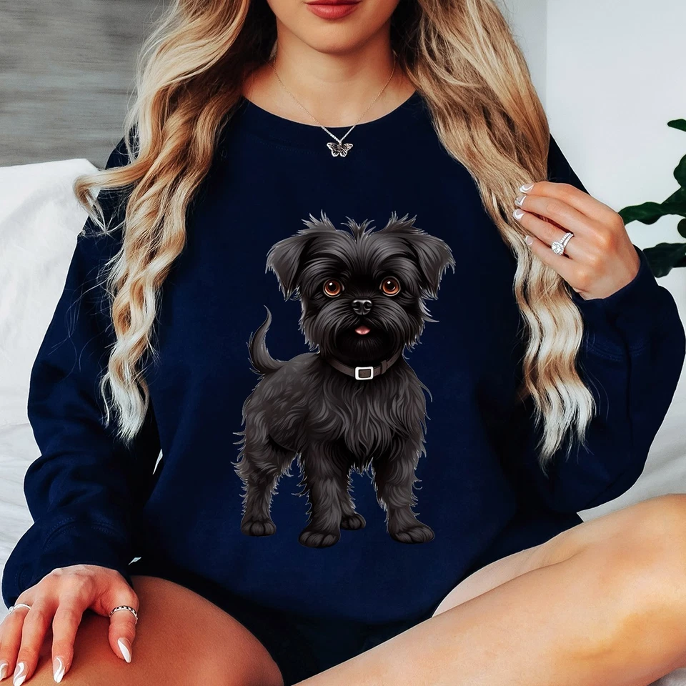 Sweat-shirt noir Terrier Dog Dogs Animals pour femmes Animal Lover Pull - Photo 1/1