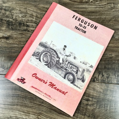 #ad #ad Ferguson To35 To 35 Gas Tractor Operators Owners Manual Continental Z 134 Massey $13.97