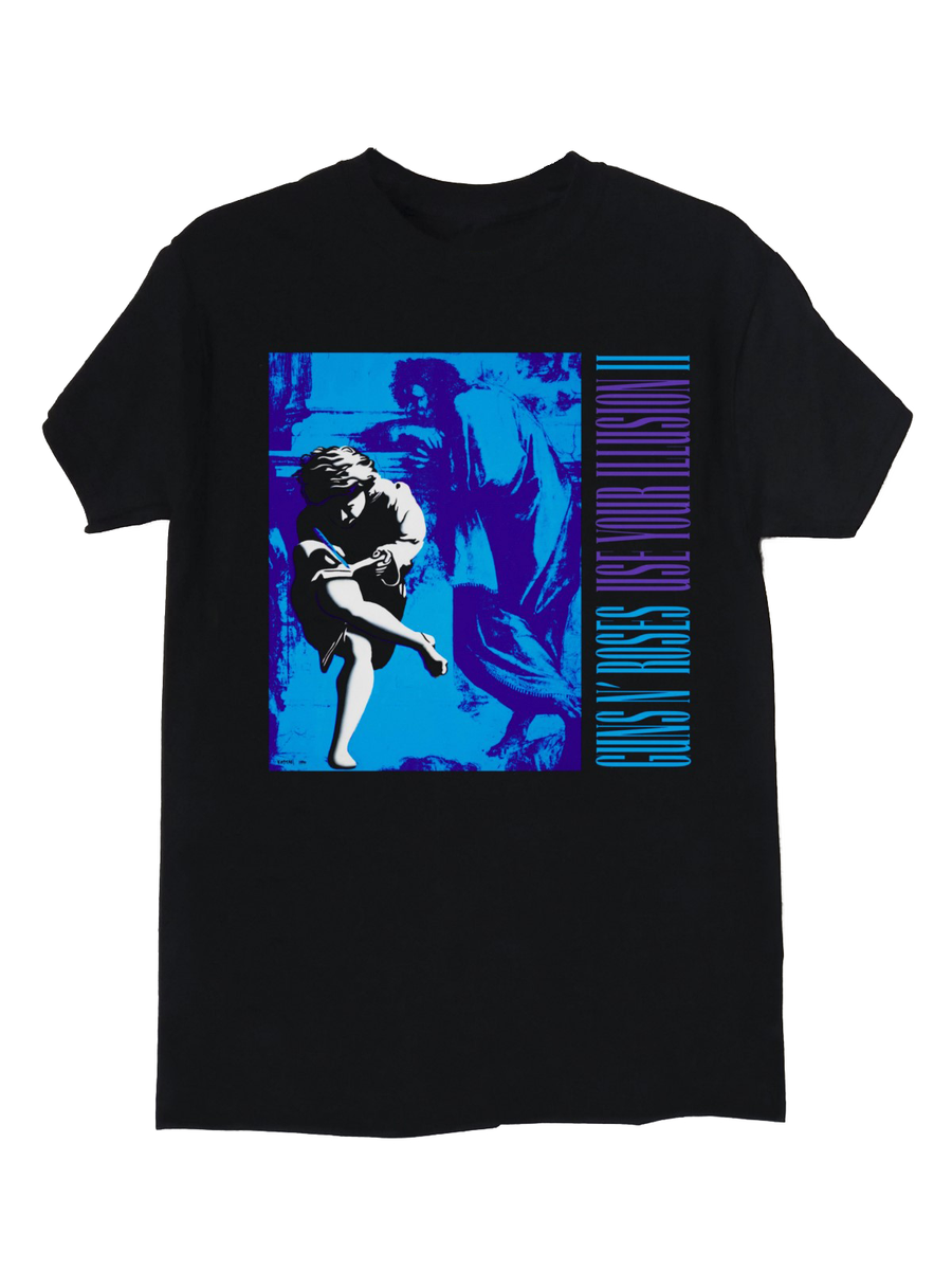 GUNS N ROSES USE YOUR ILLUSION II NEW BLACK T-SHIRT | eBay