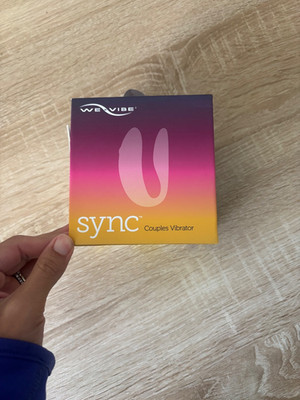 We-Vibe Sync Go Dual Stimulator Violet Colored Body Massager
