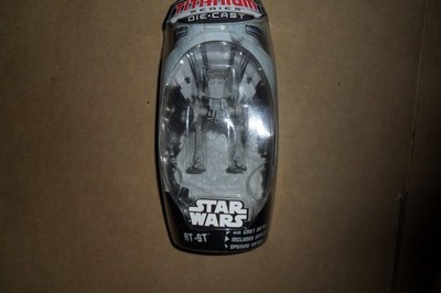 Star Wars Titanium Series Die Cast AT-ST Snow  NOT MINT STILL SEALED