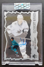2021-22 Clear Cut Jasper Weatherby Clearcut Winner Auto #CW-JW San Jose Sharks
