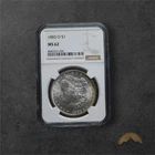 1883-O Silver Morgan Dollar $1 - NGC MS62 - New Orleans