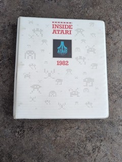 1982 Inside Atari Atari 3 Ring Binder