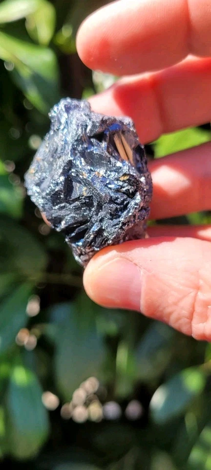 Hämatit, Hämatit mit Golden Rutil Brasilien/ 78g - Bild 3 von 4