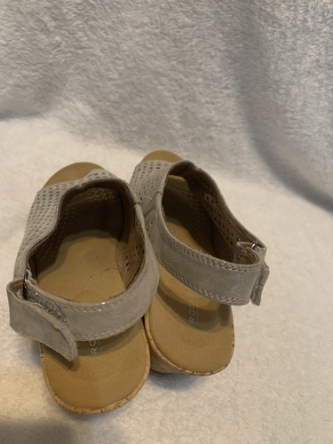 Rockport Women Slingback Wedge Sandals Briah Perf Sling Size US 7M Taupe Leather - Picture 8 of 15