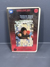 Superman The Movie SPECIAL BLUE BETA Clamshell Betamax Black Case RARE 1978