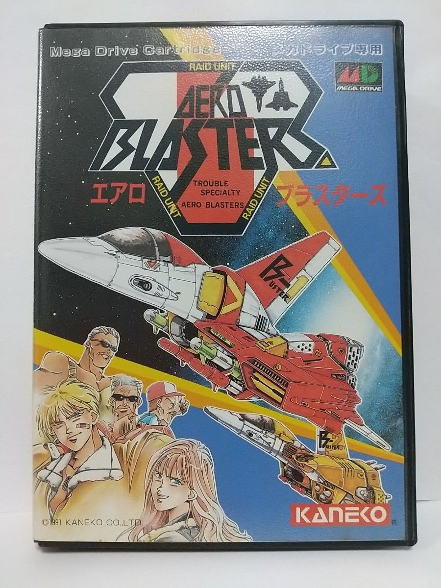 AERO BLASTERS RAID UNIT (Mega Drive / MD) - Version NTSC-JAPON Complète (bon état)