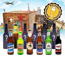 Monsterzeug Bier Weltreise XL - 12er Geschenkset mit Bieren aus aller Welt