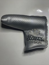 Scotty Cameron Design Milled Putter Headcover Cover Silver- Free Shipping!