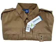 PROPPER Men's Long Sleeve Lightweight Tactical Shirt F5312 Coyote XXL/Reg