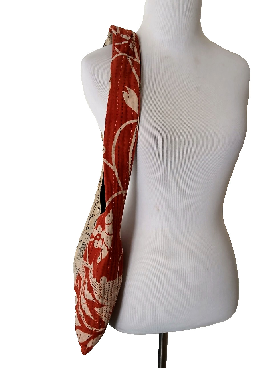 Connexions Boho Patchwork Shoulder Bag Multicolor… - image 11