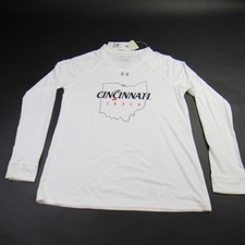Cincinnati Bearcats Under Armour HeatGear Long Sleeve Shirt Women's White Used