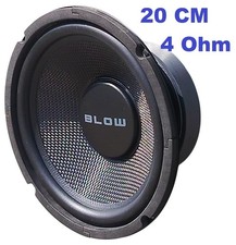 WOOFER 20 CM 4 Ohm 8" POLLICI 300W SOSPENSIONE MORBIDA BUTILICA pannello auto