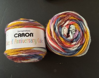Yarnspirations Caron Slice of Anniversary Cake Yarn Book Club 285 Yds Acrylic