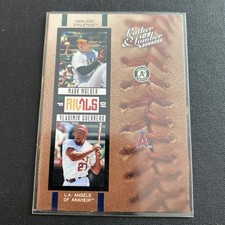 2005 Donruss Leather & Lumber - Rivals Vladimir Guerrero, Mark Mulder #R-2 /2000