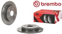 2X Bremsscheibe Brembo 08.D418.1X 2 Bremsscheiben Hinterachse Hinten