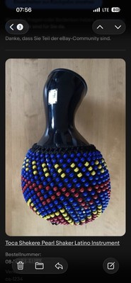 Toca Shekere Pearl Shaker Latino Instrument 