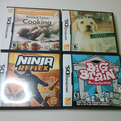 Nintendo 3D Lot, Big Brain Nintendogs Cooking Ninja Reflex
