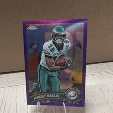 Topps 2011 Chrome Jeremy Maclin #142 Purple Refractor /499 Eagles Football