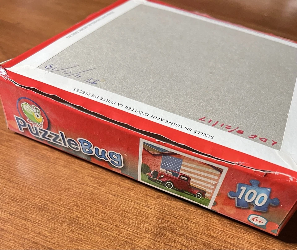 Puzzle Bug 100 Fully Interlocking Pieces Age 6+ American Pickup Truck - Image 4 of 4