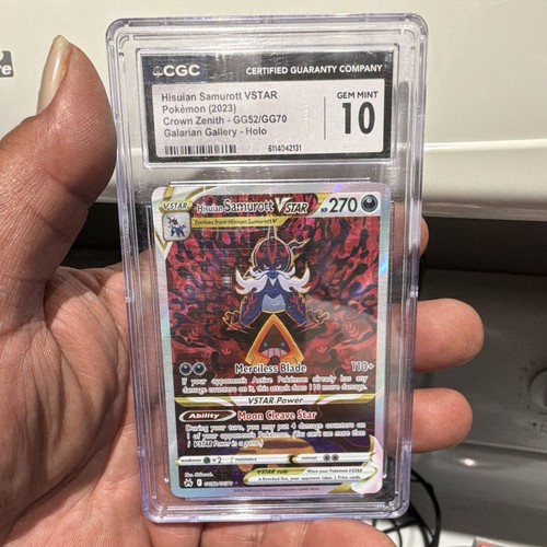 Hisuian Samurott VSTAR graded CGC 10 for sale on eBay